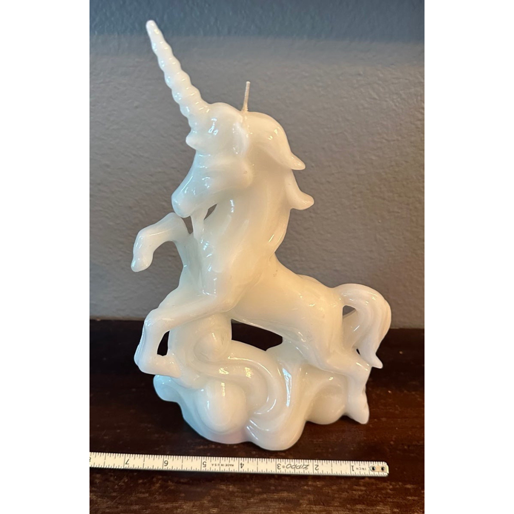 1980s Unicorn candle